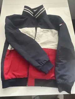 HILFIGER カジュアルジャケット ネイビー/ホワイト/レッド、リバーシブル