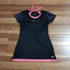 New Balance テニスウェア Mサイズ ブラック ピンクのサムネイル