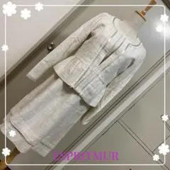 美品ESPRITMURのツイード ジャケット&ワンピース&スカート 3点セット❣️