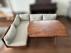 ウニコ！美品！SWELLA cafe table W1100 アカシア材 ウニコ！美品！SWELLA cafe table W1100 アカシア材 - メルカリ