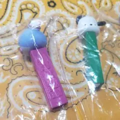 PEZ はぴだんぶい マスコット タキシードサム ポチャッコ