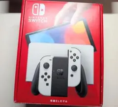 Switch 有機ELモデル ホワイト 本体 専用ケースSDカード付き - メルカリ