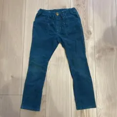 moujonjon コーデュロイ 長ズボン 青