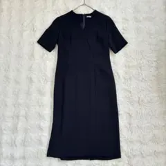 美品✨theory luxe ワンピース お受験 手洗い可 ネイビー 38 - メルカリ