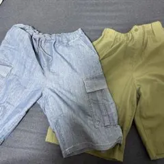 カーゴハーフパンツ　160 2枚セット
