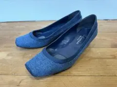 【24.5cm】artemis by DIANA ツイード　パンプス