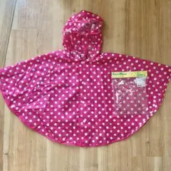 レインポンチョ　レインコート　レインウェア　カッパ　サイズ80-95cm
