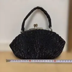 ビーズバッグ がま口 パーティーバッグ 和装 結婚式 レトロ