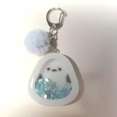 シマエナガ シェイカー シャカシャカ キーホルダー ハンドメイド レジン