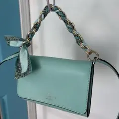 【未使用】katespade ウォレットバッグ ティファニーブルー