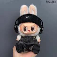 LABUBU ラブブ ぬいぐるみ 着せ替え 服 ぬい服 オーバーオール