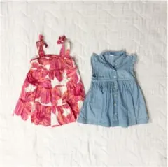 【訳あり】BABY GAP  ワンピースセット　70