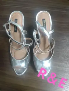 R＆E コルク 厚底サンダル