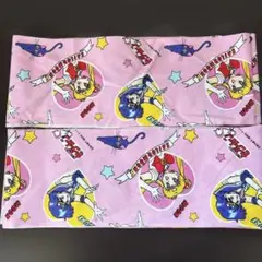 S399 セーラームーン 生地 布 ハギレ 約17cm 382cm×2枚