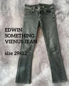 EDWIN SOMETHING ビーナスジーンズ 29×32 デニムパンツ