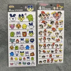 パワーパフガールズ 4サイズ ステッカー たまごっち カミオジャパン パワパフ