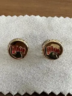 クリスチャンディオール瓶の蓋ピアス☆美品☆レア