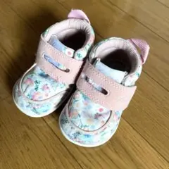 IFME イフミー　CALIN 花柄　ピンク　12.0 ファーストシューズ