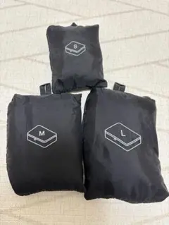 【黒／S・Ｍ・Ｌ３点セット】無印良品　ポリエステルたためる仕分けケース