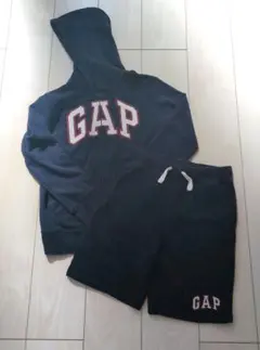 GAP ネイビー パーカー＆ショートパンツ セット