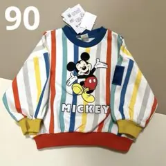 新品　はるぴのママ　トレーナー　90 ミッキー　Disney