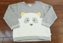 OBAIBI クマデザイン ニットセーター 86cm