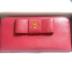 PRADA プラダ サフィアーノ 長財布 フィオッコ リボン 0523-① - メルカリ
