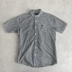 FRED PERRY ギンガムチェック 半袖シャツ クレイジーパターン 日本製のサムネイル