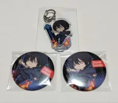 炎炎ノ消防隊　新門 紅丸　アクション　缶バッジ　アクリルキーホルダー　セット