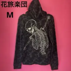 SCRIPT 花旅楽団　抱きつき髑髏　パーカー　M size 和柄