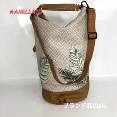ANELLATO ザネラート 2WAY ショルダーバッグ ハンドバッグ 波模様のサムネイル