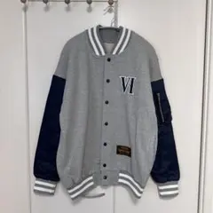 SUPER JUNIOR SS6 ブルゾン Mサイズ グレー×ネイビー