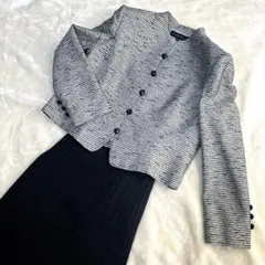 極美品　ソワールドルチェ　13号　ジャケット　絹　卒業式　結婚式　セレモニー