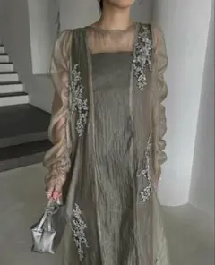 willfully オケージョンドレス　シアーワンピースセット