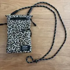 新品　BAYFLOW レオパード柄 スマホショルダーバッグ
