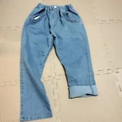 サンデイズサン　デニムパンツ　ゆるデニム　120のサムネイル