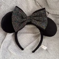 ディズニー ミニー カチューシャ 黒