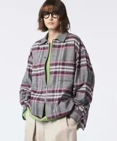 メゾンスペシャル　Prime-Over 2way Zip Shirts