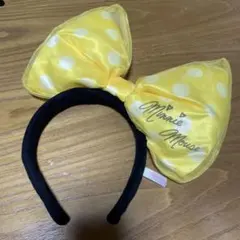 ミニー・マウス イエロー・ドットカチューシャ
