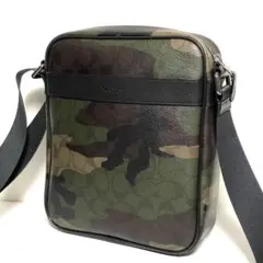 ✨美品✨COACH コーチ カモフラージュ チャールズ フライトバッグ