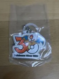 ポケモン 30周年　メタルチャームマスコット　リザードン
