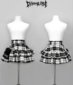 Dimmoire PUNKフリルミニスカート チェック