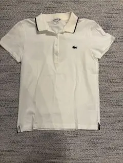 LACOSTE ポロシャツ 半袖 ホワイト 40