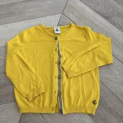 PETIT BATEAU イエローカーディガン 3ans