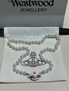Vivienne Westwood パール チョーカー ピンク　磁石