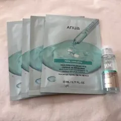 値下げ❕アヌアAnua／PDRNヒアルロン酸 マスク4枚とトナー40mLセット