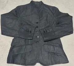 希少‼️HANAEMORI deux ダークグレー デニム ジャケット 38