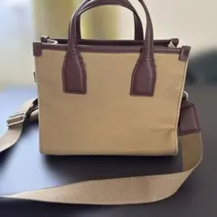 ZARAキャンバスショルダーバッグ