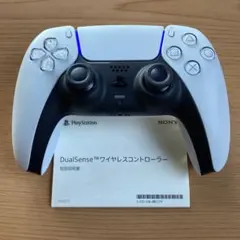 PS5 DualSense　ワイヤレスコントローラー　ホワイト　取り扱い説明書