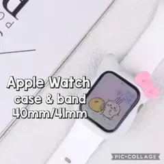 신품 AppleWatch 케이스 밴드 40 41mm 핑크 리본